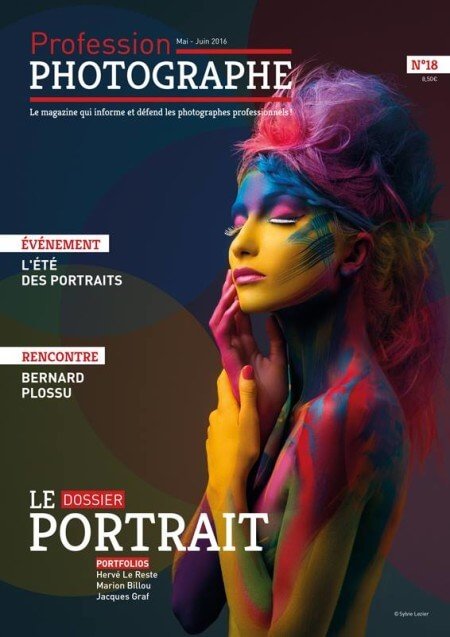 Cover of Profession Photographe magazine Article in Profession Photographe magazine